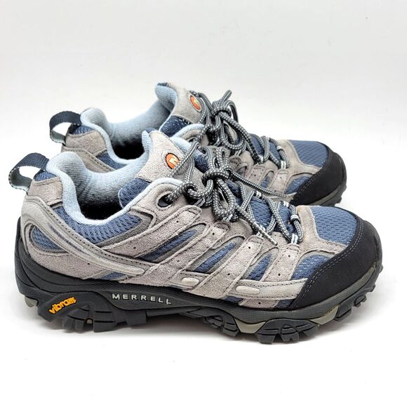 Merrell Ventilator Moab 2 Smoke Womens Gray Hiking Shoes Size US 8.5 EUR 39 EUC - Picture 4 of 16
